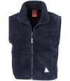 RS37B R37J/Y Result Kids/Youths Polartherm™ Fleece Bodywarmer Navy colour image